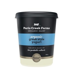 Natural Greek Yoghurt (black) 500g