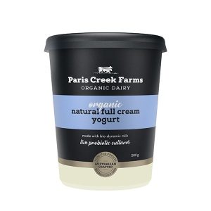 Natural Full Cream Yoghurt (black) 500g
