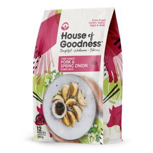 House of Goodness 8pk Dumpling Pork & Spring Onion 285g