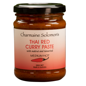 Charmain Solomon Thai Red Curry Paste 250g 12/ctn *Sold Each*