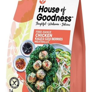 Asian Meatballs - Chicken/Goji & Kale 320g 8/ctn