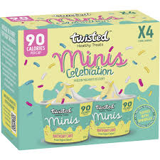 Tw Frz Yog Multipack Celebration Birthday Cake (4x120ml) x 6/ctn