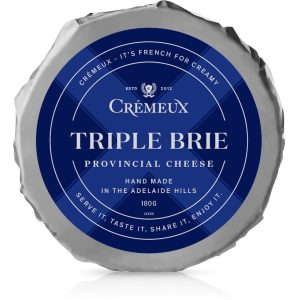 Cremx Triple Cream Brie 180g 6/box