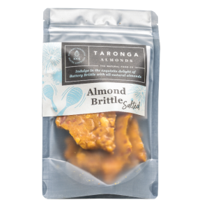 Taronga Almonds - Brittle Salted 100g 6/ctn