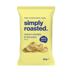 Simply Roasted - Cheddar & Onion 12 x 93g