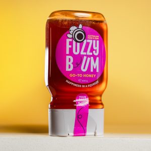 Fuzzy Bum Squeezy Honey 400g x 8/ctn