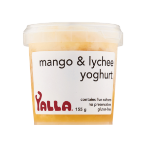 Yalla Mango Lychee Yoghurt 155g