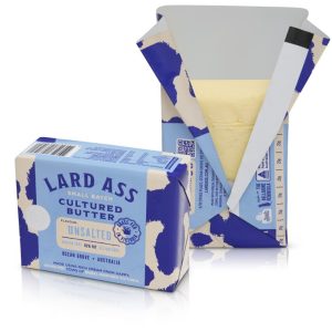 Lard Ass UNSalted Cultured Butter 200g/6pk